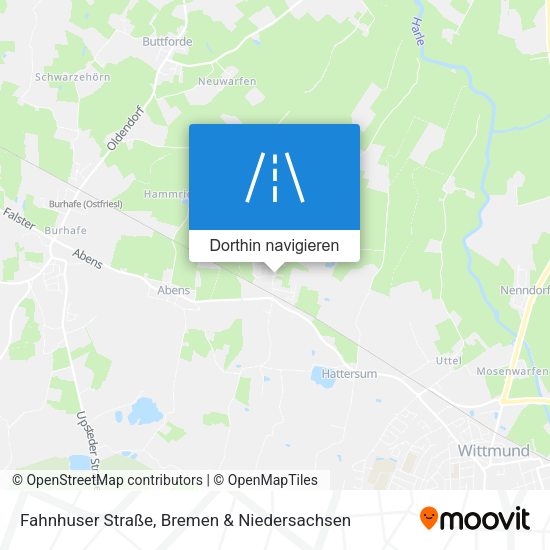 Fahnhuser Straße Karte