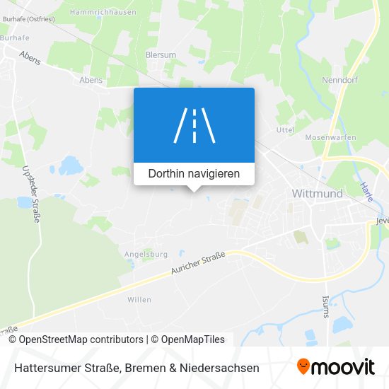 Hattersumer Straße Karte