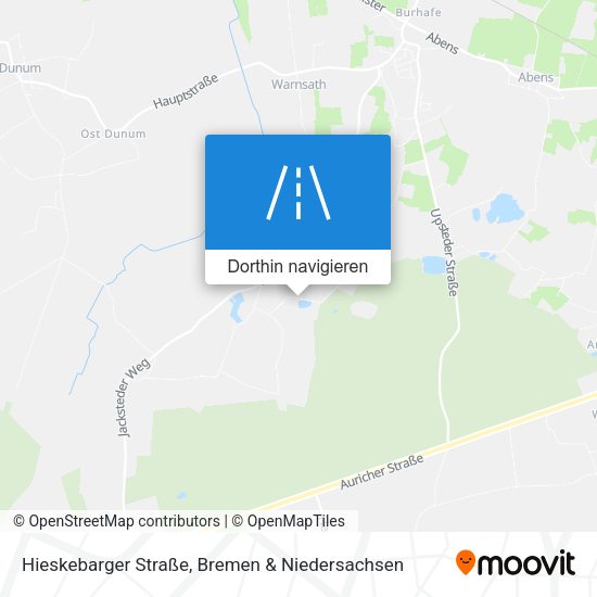 Hieskebarger Straße Karte