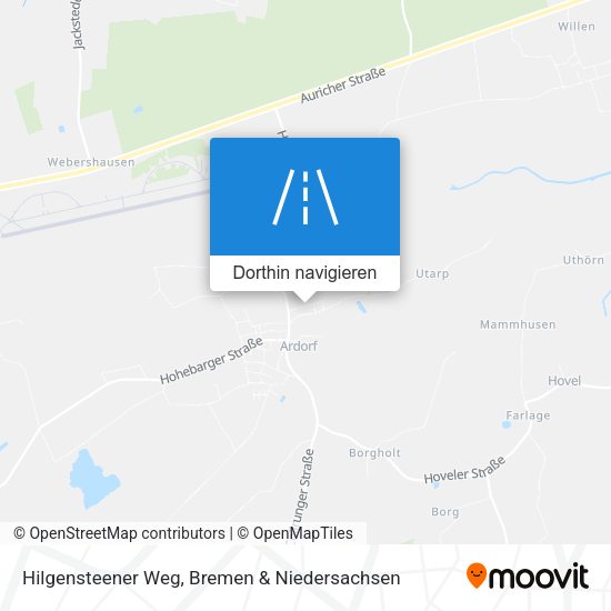 Hilgensteener Weg Karte