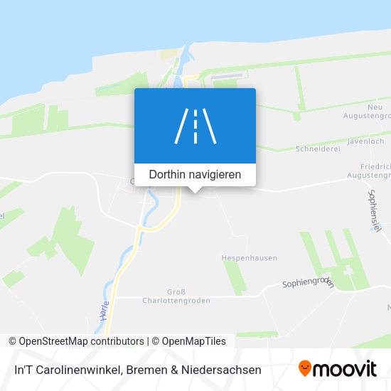 In'T Carolinenwinkel Karte