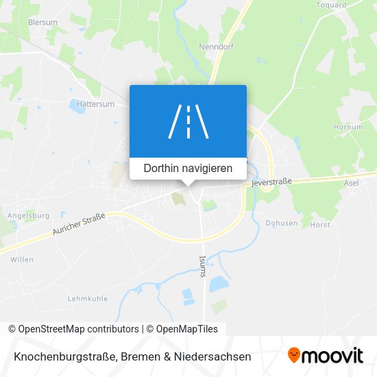 Knochenburgstraße Karte