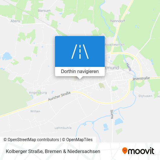 Kolberger Straße Karte