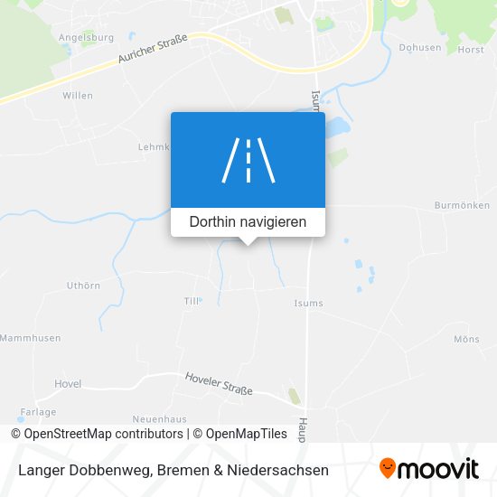 Langer Dobbenweg Karte