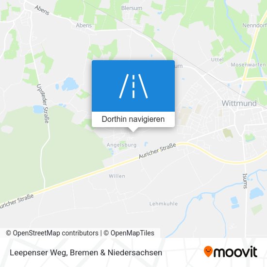 Leepenser Weg Karte