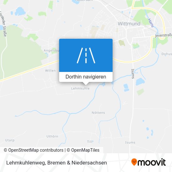 Lehmkuhlenweg Karte