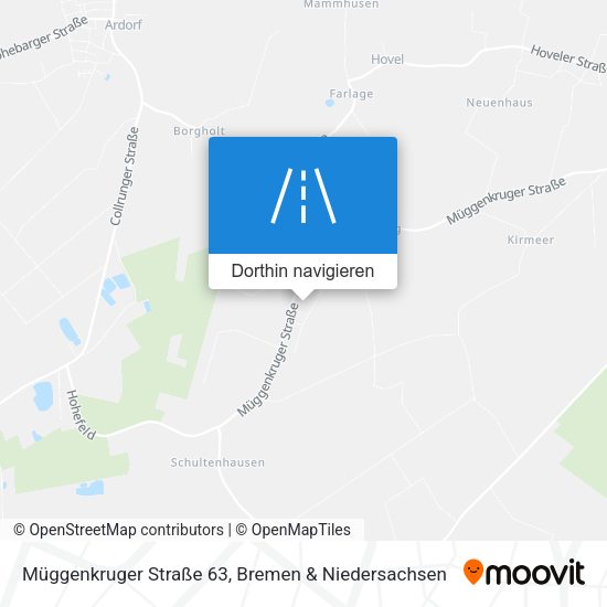 Müggenkruger Straße 63 Karte