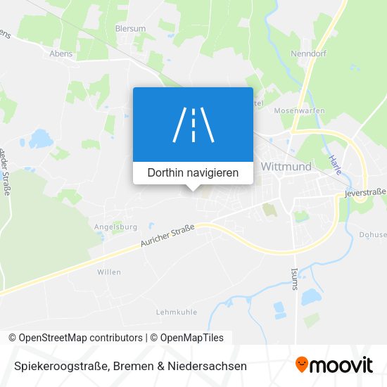Spiekeroogstraße Karte
