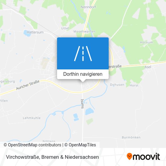 Virchowstraße Karte