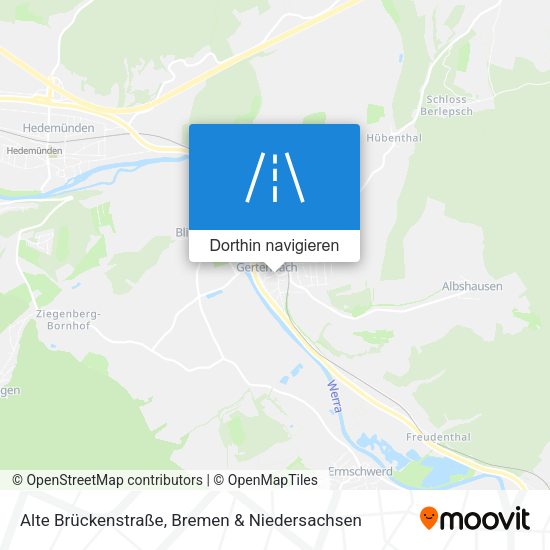 Alte Brückenstraße Karte