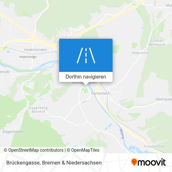 Brückengasse Karte