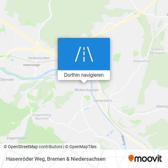 Hasenröder Weg Karte