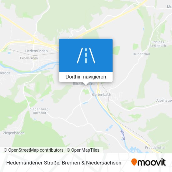 Hedemündener Straße Karte