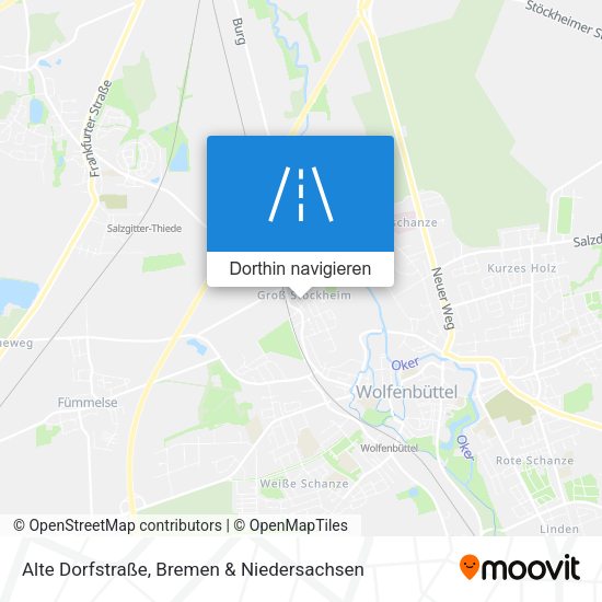 Alte Dorfstraße Karte