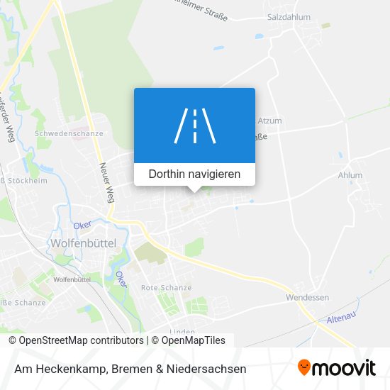 Am Heckenkamp Karte