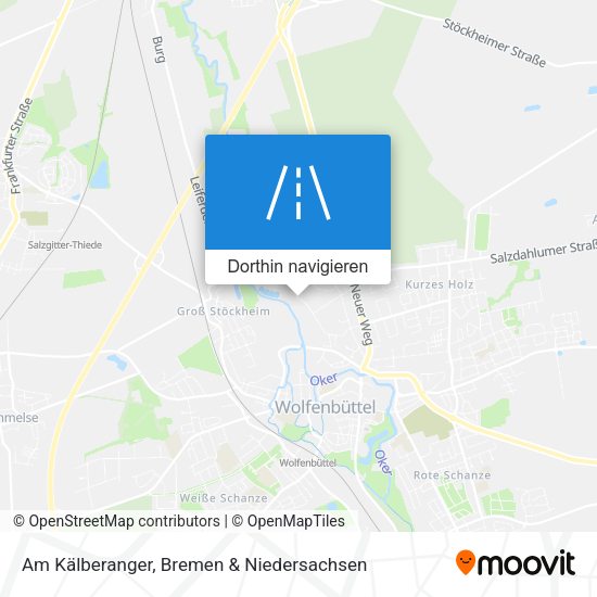 Am Kälberanger Karte