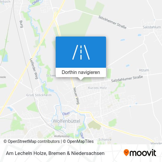 Am Lecheln Holze Karte