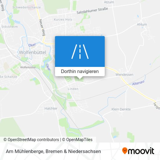 Am Mühlenberge Karte