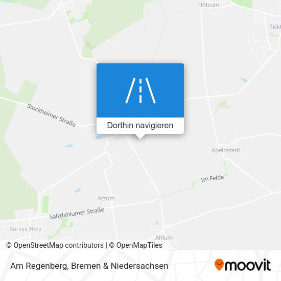 Am Regenberg Karte