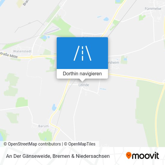 An Der Gänseweide Karte