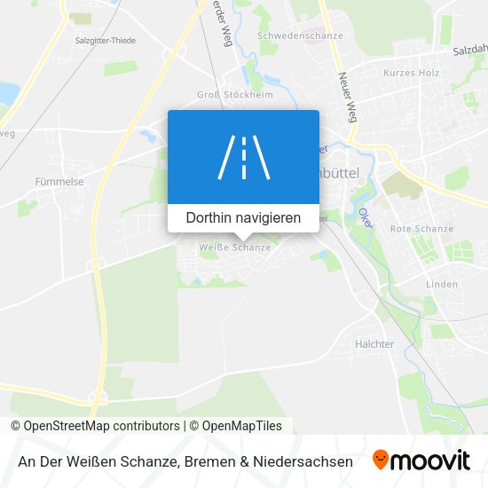 An Der Weißen Schanze Karte