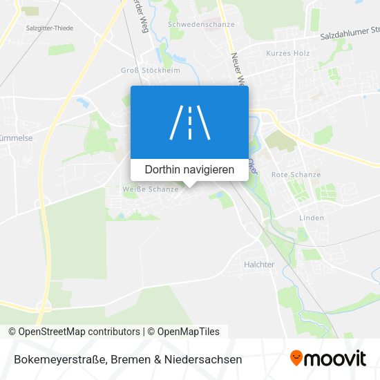 Bokemeyerstraße Karte