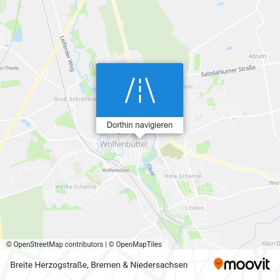 Breite Herzogstraße Karte