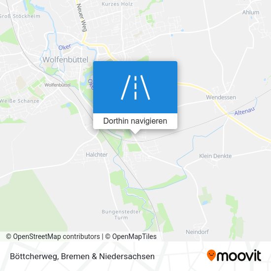 Böttcherweg Karte