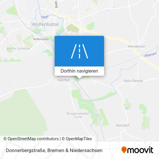 Donnerbergstraße Karte