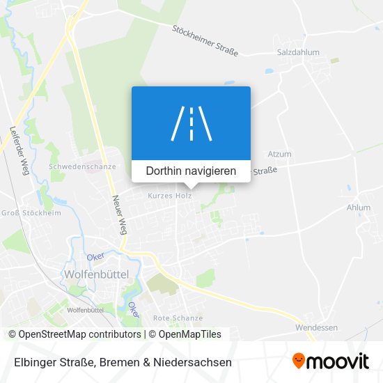 Elbinger Straße Karte