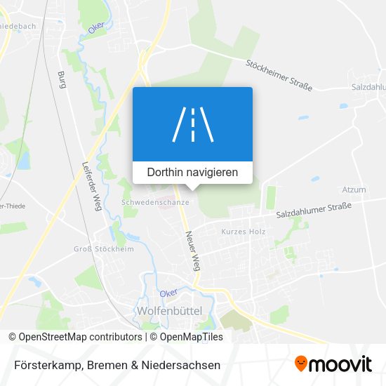 Försterkamp Karte