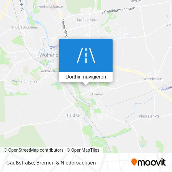 Gaußstraße Karte