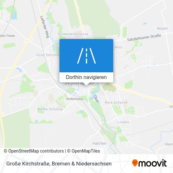 Große Kirchstraße Karte