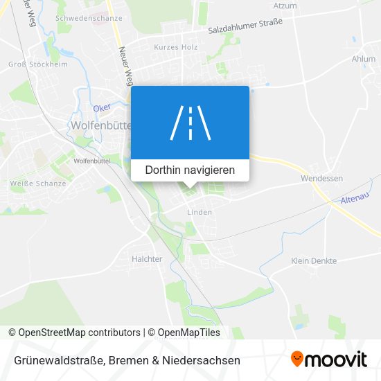 Grünewaldstraße Karte