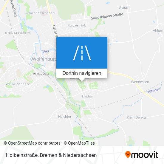 Holbeinstraße Karte