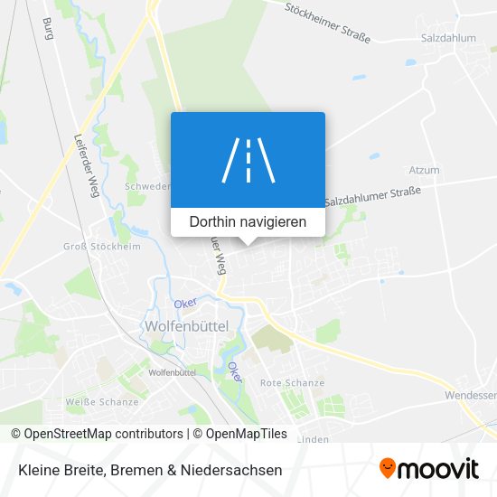 Kleine Breite Karte