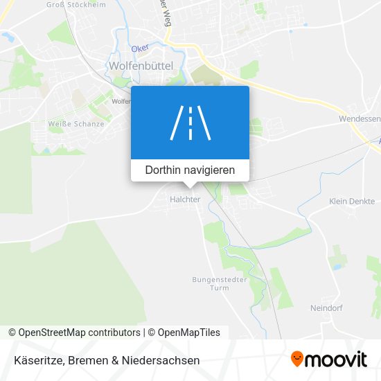 Käseritze Karte