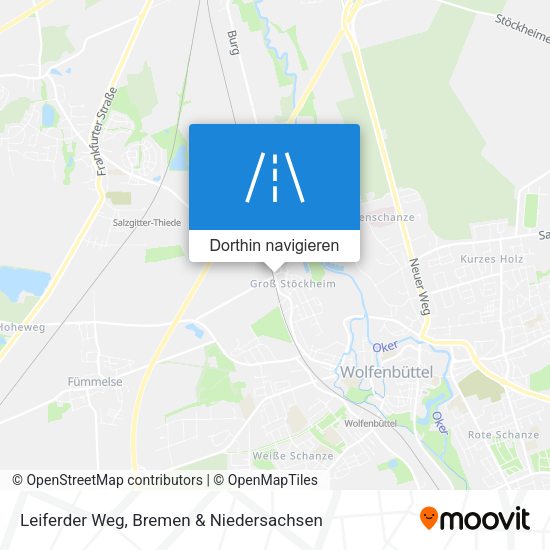 Leiferder Weg Karte