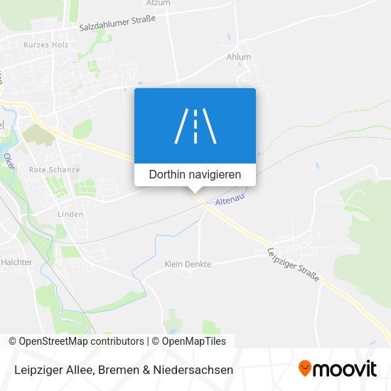 Leipziger Allee Karte