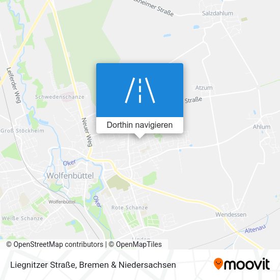 Liegnitzer Straße Karte