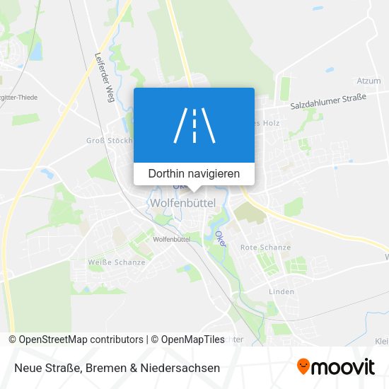 Neue Straße Karte