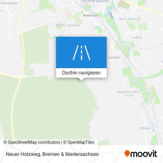 Neuer Holzweg Karte