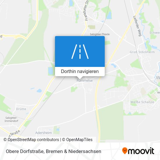 Obere Dorfstraße Karte