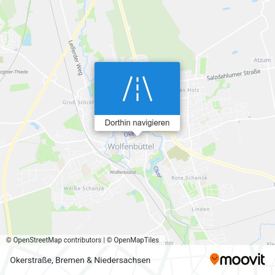 Okerstraße Karte