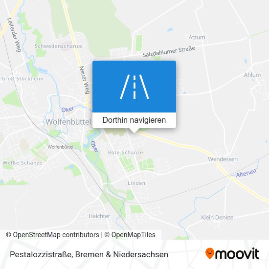 Pestalozzistraße Karte