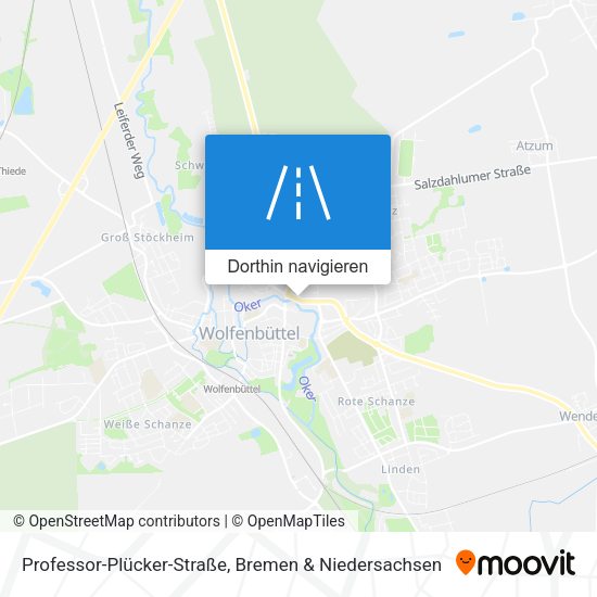 Professor-Plücker-Straße Karte