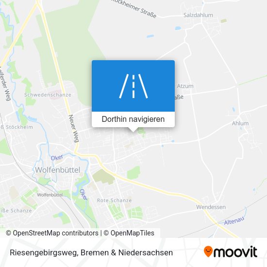Riesengebirgsweg Karte