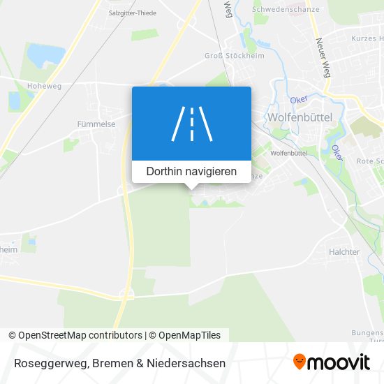 Roseggerweg Karte