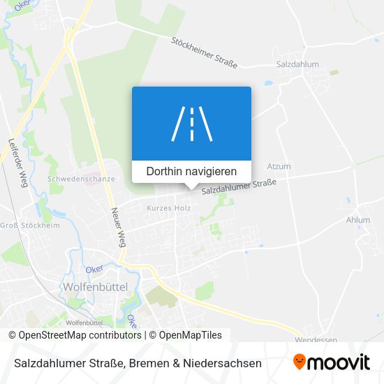 Salzdahlumer Straße Karte