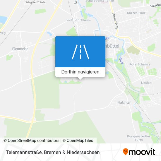 Telemannstraße Karte